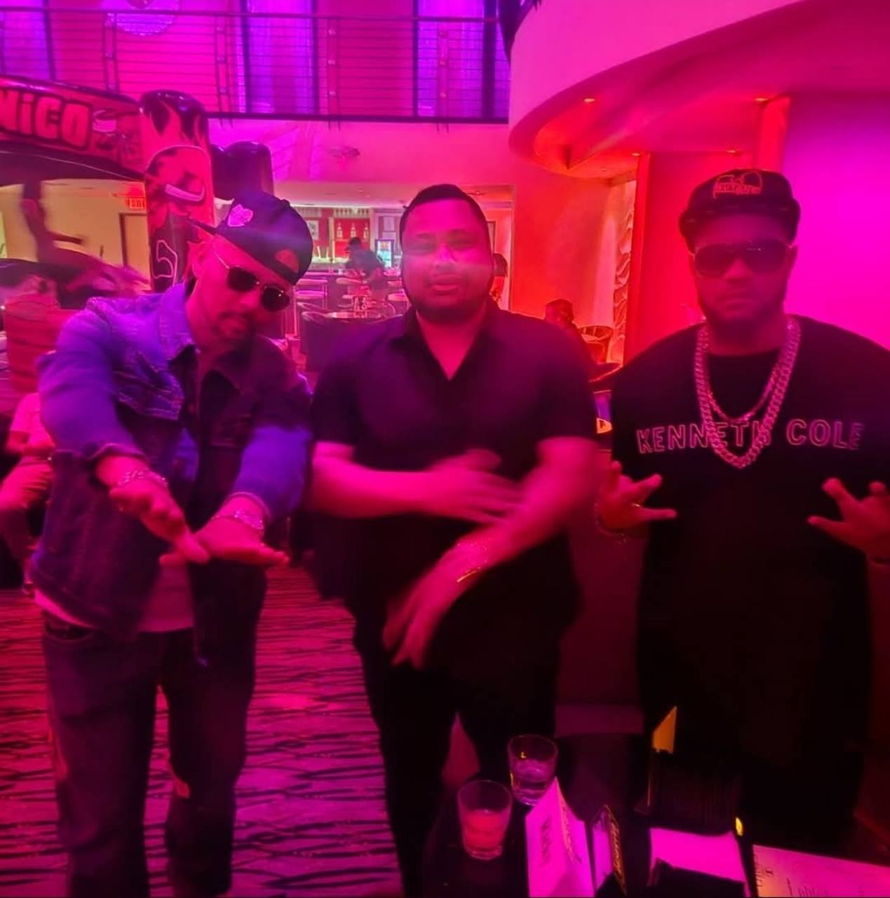 Music connections. Johnny Thunder Allen with producers for Wu-Tang Clan, as identified by Johnny.